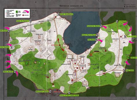 Escape From Tarkov Interactive Map. . Escape woods